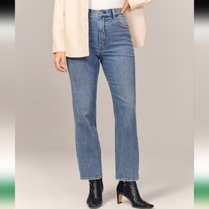 Abercrombie & Fitch Blue Straight Leg Jeans